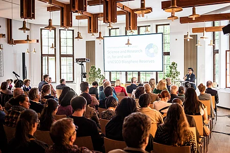 People listening to a lecture
