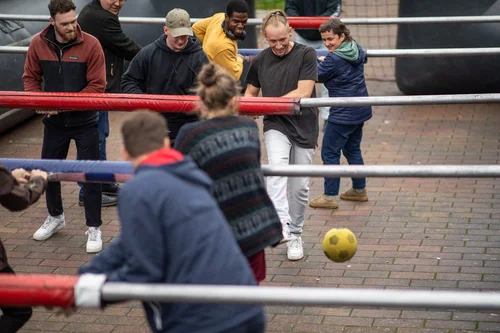 Der Hochschulsport engagiert sich auch beim HNEE-Gesundheitstag.