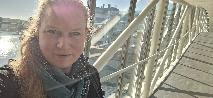 Britta Gossel auf Tour