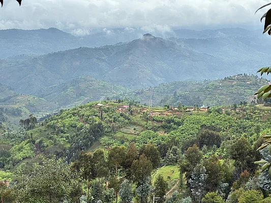 Landschaft Western Rwanda  