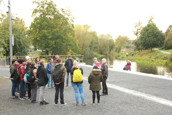 People standing in a group