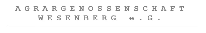 Agrargenossenschaft Wesenberg e.G.