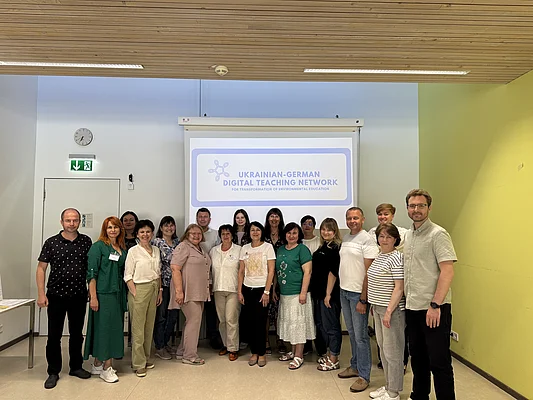 Das Bild zeigt Teilnehmende des Workshops „Gamification in Education“ im Juni 2025.