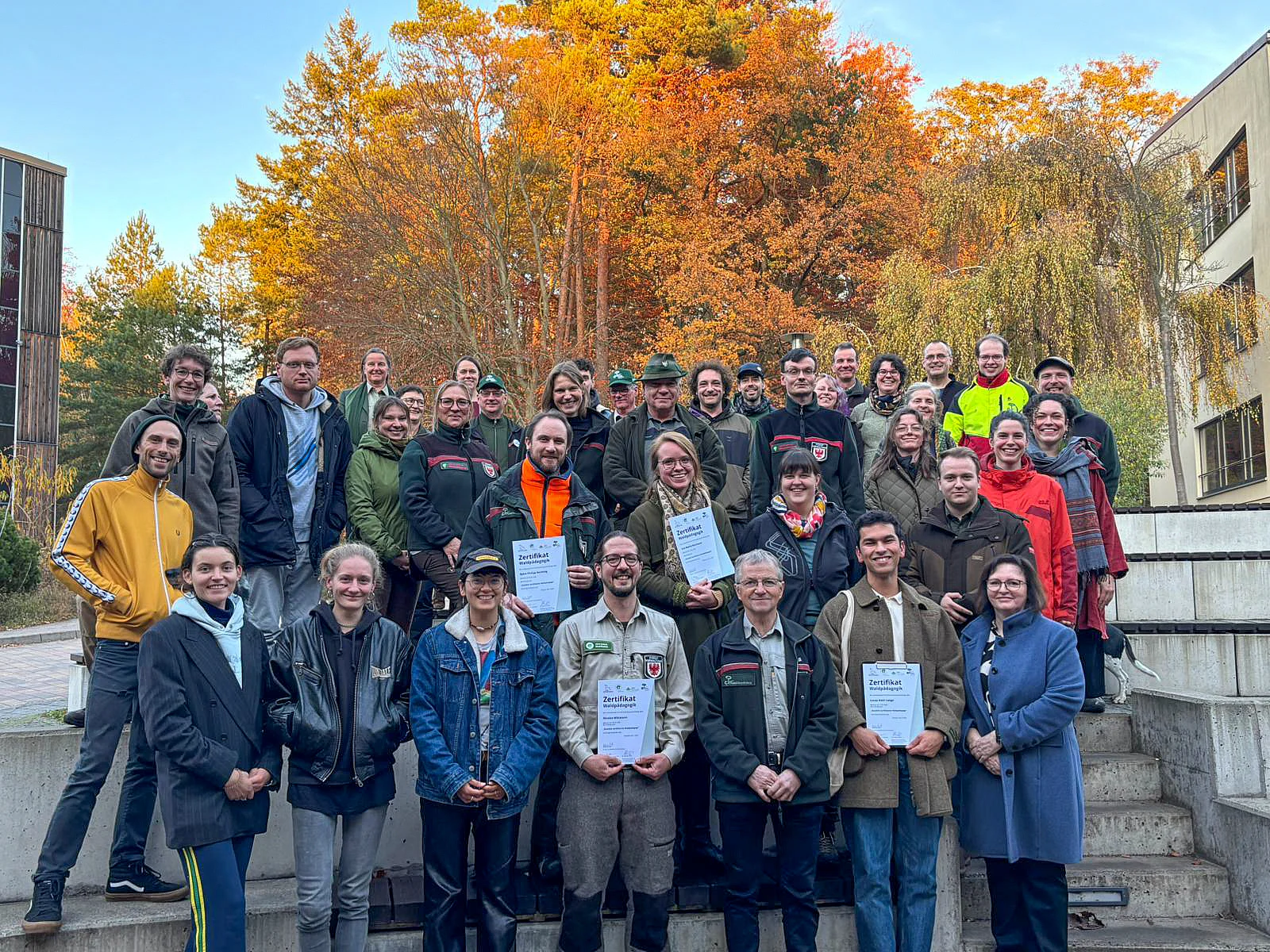21 Waldpädagog*innen zertifiziert
