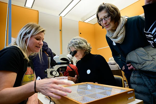 Das ZALF war mit dem Mückenatlas vertreten und bot Gelegenheit, wissenschaftliche Instrumente zu nutzen.