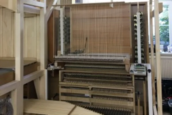 Innenansicht einer Orgel