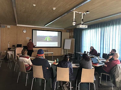 People listening to a lecture